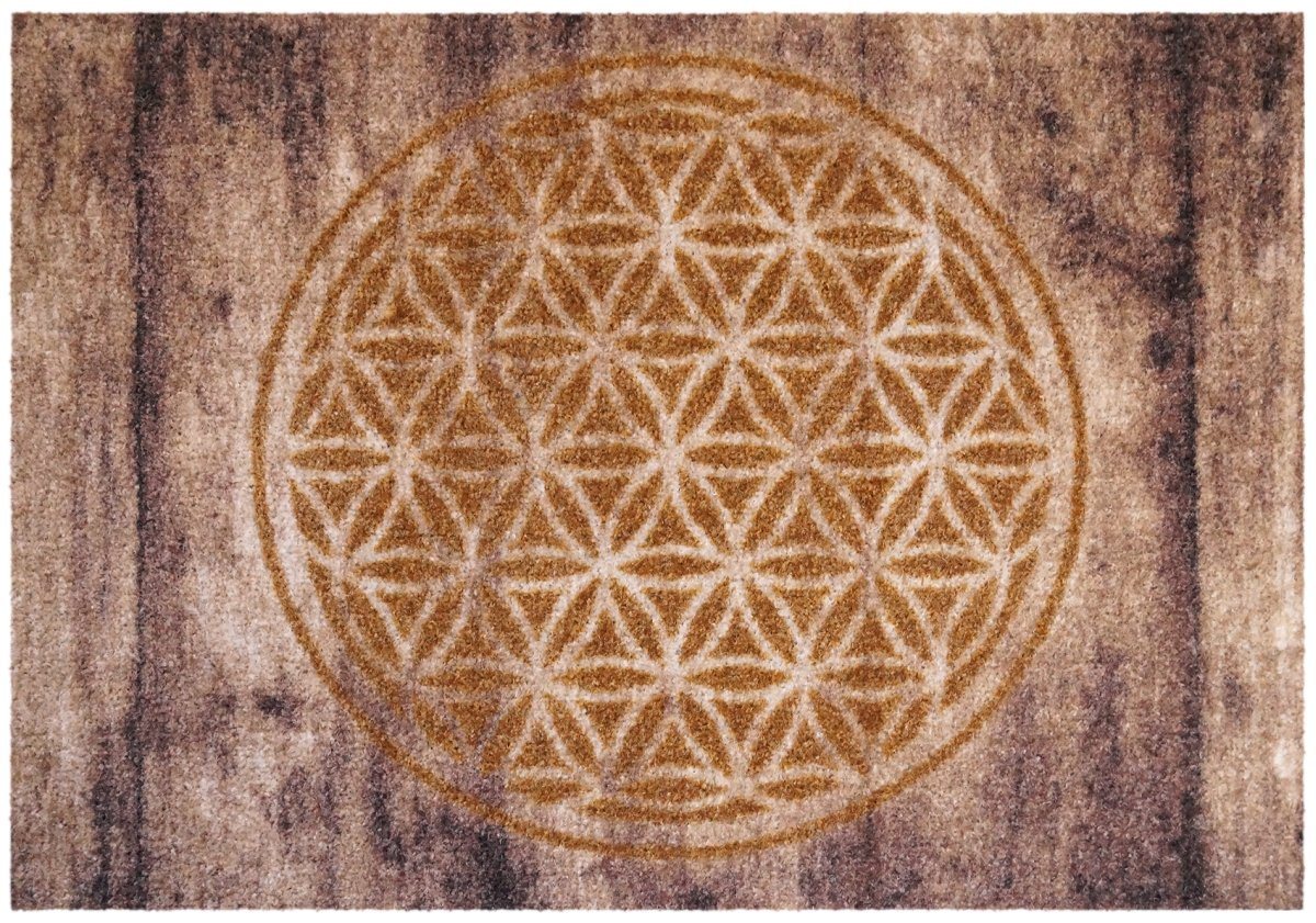akzente Fußmatte AKZENTE Listen Fußmatte FLOWER OF LIFE 70 x 100 cm, Rechteckig, Höhe: 7 mm akzente Fußmatte AKZENTE Listen Fußmatte FLOWER OF LIFE 70 x 100 cm, Rechteckig, Höhe: 7 mm von akzente