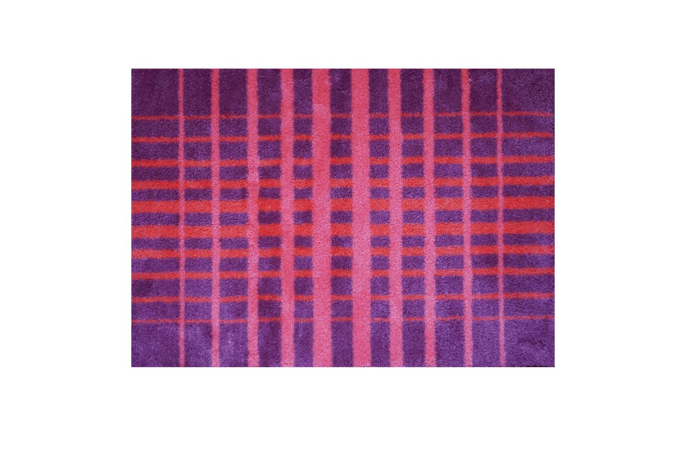 akzente Fußmatte Feel Grid pink, Rechteckig, Höhe: 6 mm, 50x70 cm, Polyester, Latex, rutschfest, saugfähig, Schmutzfänger akzente Fußmatte Feel Grid pink, Rechteckig, Höhe: 6 mm, 50x70 cm, Polyester, Latex, rutschfest, saugfähig, Schmutzfänger von akzente