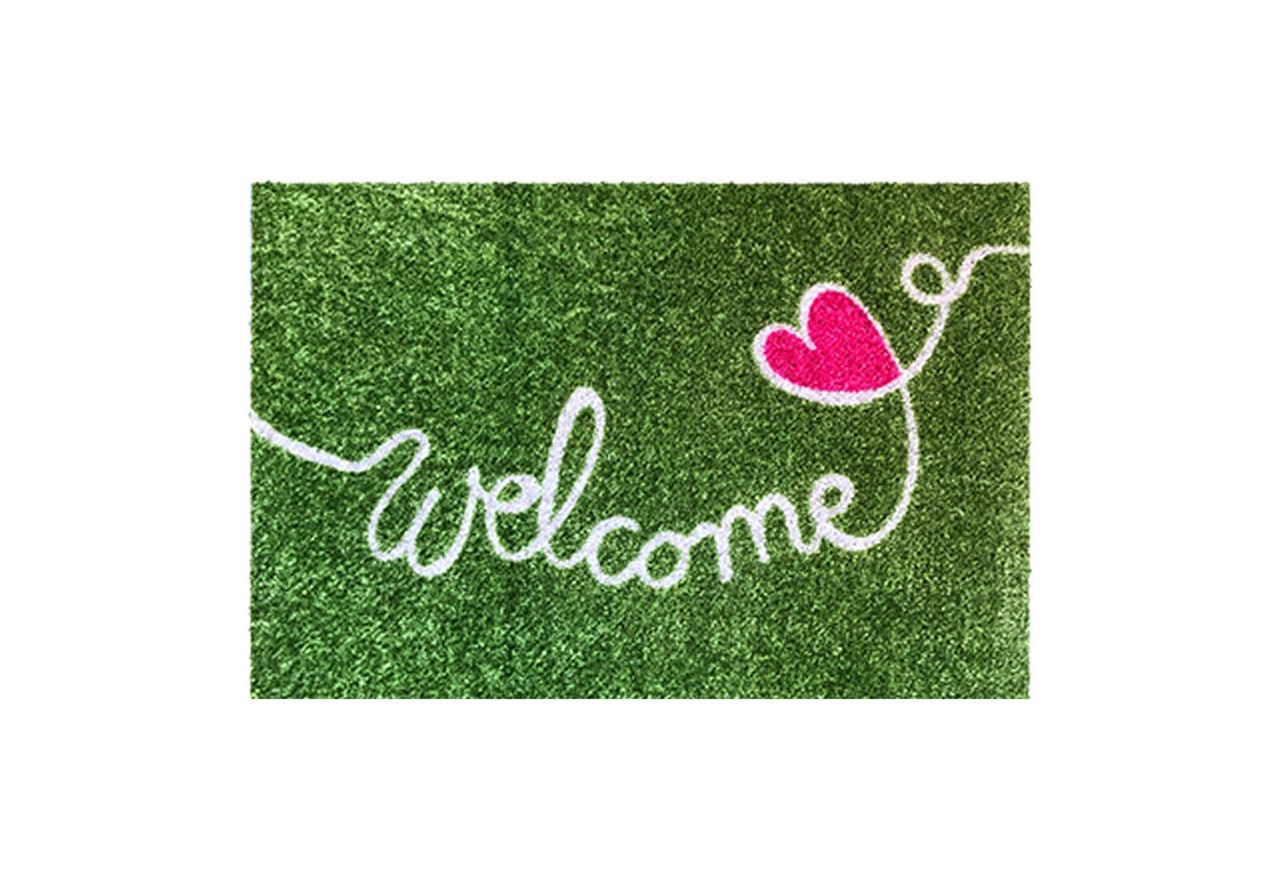 akzente Fußmatte Listen Lovely Welcome, Rechteckig, Höhe: 6 mm, 50x70 cm, Polyester, rutschfest, wetterbeständig, PVC-frei akzente Fußmatte Listen Lovely Welcome, Rechteckig, Höhe: 6 mm, 50x70 cm, Polyester, rutschfest, wetterbeständig, PVC-frei von akzente