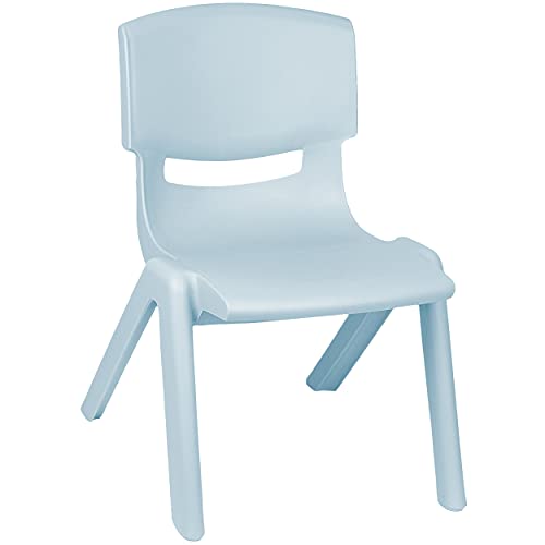 Kinderstuhl/Stuhl Farbe wählbar blau/eisblau - pastell - Plastik - bis 100 kg belastbar/kippsicher - für INNEN & AUßEN - 0-99 Jahre - stapelbar - .. von alles-meine.de GmbH