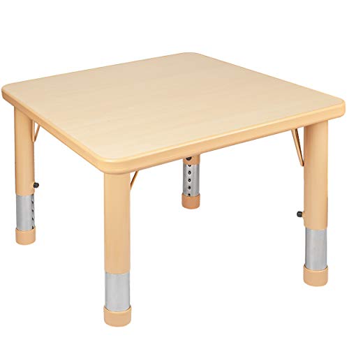 alles-meine.de GmbH Kindertisch/Tisch - höhenverstellbar - Größen & Farbwahl - 1 bis 8 Jahre - Holzfarben - Holz - Plastik - für INNEN & AUßEN - Kindermöbel - für Kinder - Mädc.. von alles-meine.de GmbH