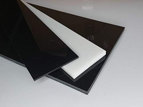 Platte aus POM, 500 x 100 x 10 mm schwarz Zuschnitt alt-intech® von alt-intech
