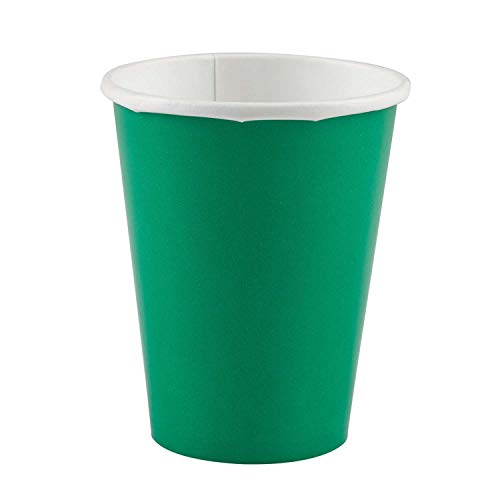 Festive Green Cups 266ml /8 von amscan