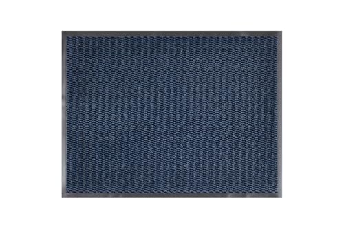 andiamo Fußmatte Easy - Schmutzfangmatte für den Hauseingang - flexibel einsetzbar als Türmatte innen, Fußabtreter im überdachten Außenbereich oder als Schuhmatte 60 x 80 cm Blau von andiamo