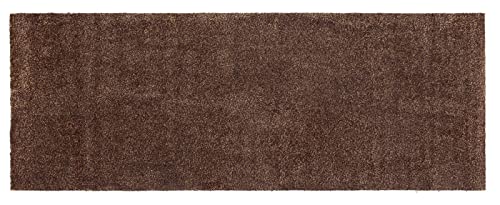 andiamo Fußmatte Samson - Schmutzfangmatte aus Baumwolle für den Hauseingang - einsetzbar als Fußmatte innen, Fußabtreter im überdachten Außenbereich oder als Haustiermatte 67 x 180 cm Braun von andiamo