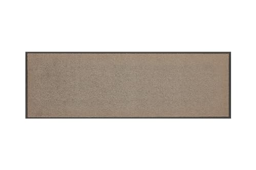 andiamo Fußmatte Verdi - Schmutzfangmatte für den Hauseingang - ideal als Fußmatte innen oder als Fußabtreter im überdachten Außenbereich - Fußabstreifer für Haustür 60 x 180 cm Taupe von andiamo