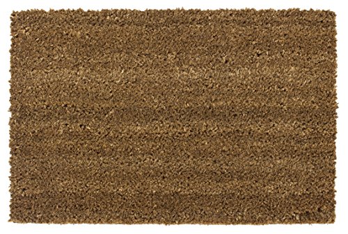 andiamo Schmutzfangmatte Fußabtreter Kokos Velour, Natur, 40 cm x 60 cm von andiamo