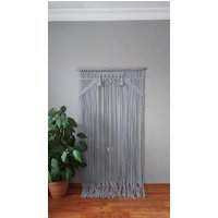 Makramee Vorhang Für Tür Oder Fenster, Handgemachter Vorhang, Raumteiler, Boho Design von argneeds