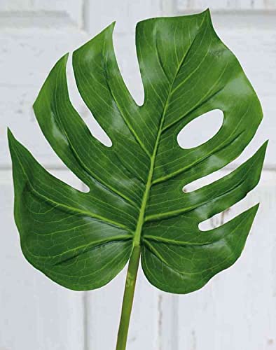 artplants.de Plastik Philodendron Monstera Deliciosa Blatt Sleipnir, 80cm - Kunstblatt Philodendron von artplants