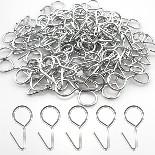 aupawdy 120Pcs 28mm S Haken Klein S Haken Ringe Metallhaken Hängehaken S Haken Edelstahl Klein Auto Innen Installieren Sitzbezüge Haken Sitz Abdeckung Verschluss für Auto Auto von aupawdy