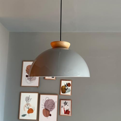bamyum Yimpi Küchenlampe Hängend Vintage Ø30 cm, Lampenschirm Hängelampe Esstisch Wohnzimmer, Küchenlampe Hängend Grau, Hängelampe Küche, Pendelleuchte Wohnzimmer, Pendelleuchte Vintage Industrial bamyum Yimpi Küchenlampe Hängend Vintage Ø30 cm, Lampenschirm Hängelampe Esstisch Wohnzimmer, Küchenlampe Hängend Grau, Hängelampe Küche, Pendelleuchte Wohnzimmer, Pendelleuchte Vintage Industrial von bamyum