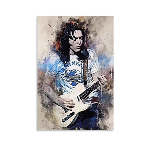 Rory Gallagher berühmter Gitarristen, Leinwand-Kunst-Poster und Wandkunst, Bild, modern, Schlafzimmer, Dekoration, 50 x 75 cm von baozou