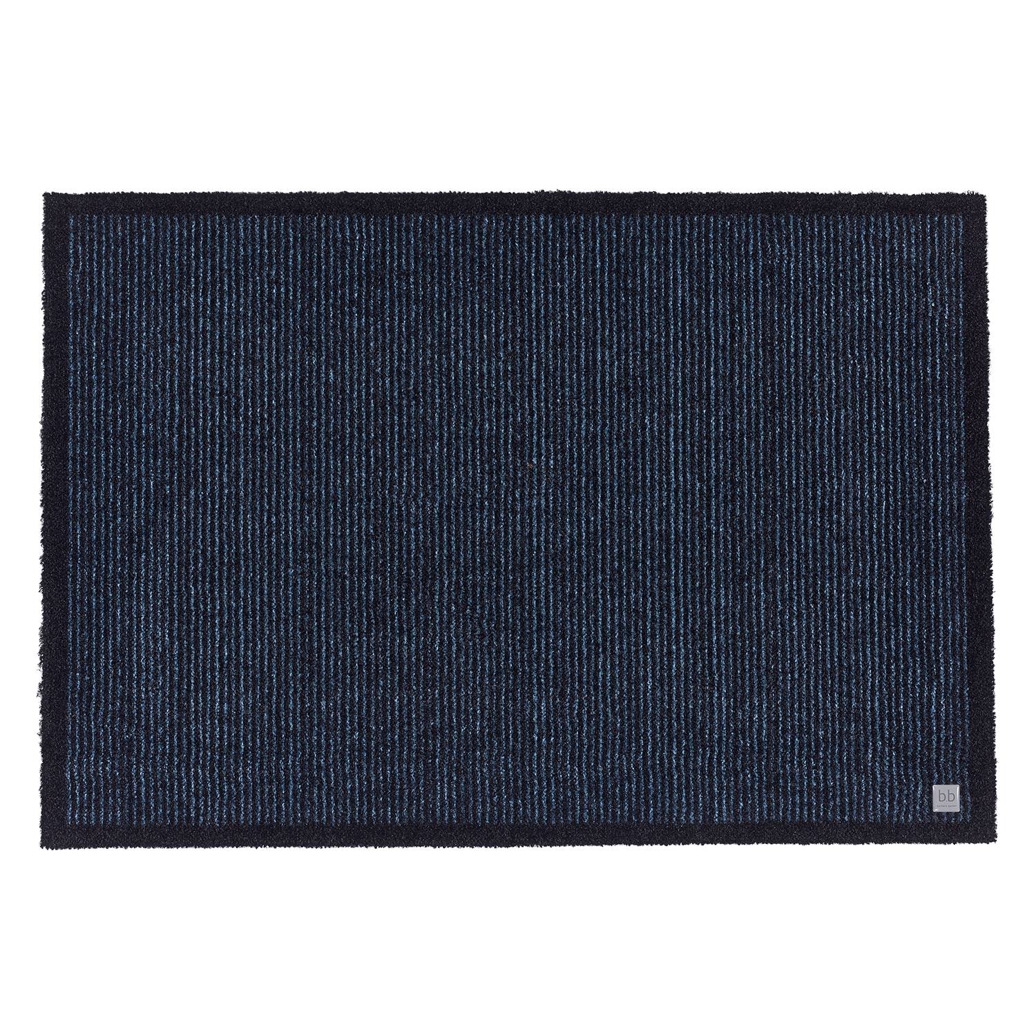 barbara becker home passion Sauberlaufmatte Gentle Kunstfaser Blau 39x0.2x58 cm (BxHxT) von barbara becker home passion