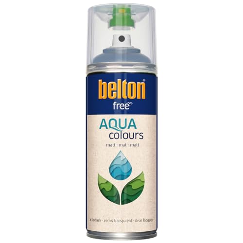 belton free Wasserlack Klarlack matt, farblos, 400 ml - Geruchsneutral von belton