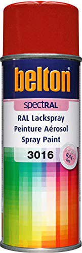 belton spectRAL Lackspray RAL 3016 korallenrot, glänzend, 400 ml - Profi-Qualität von belton