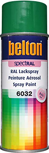 belton spectRAL Lackspray RAL 6032 signalgrün, glänzend, 400 ml - Profi-Qualität von belton