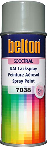 belton spectRAL Lackspray RAL 7038 achatgrau, glänzend, 400 ml - Profi-Qualität von belton