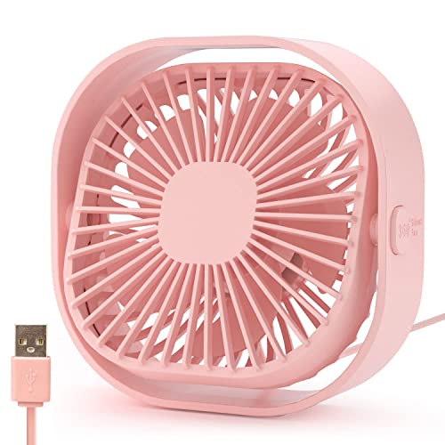 Mini Ventilator Grow USB Leise Klein,Kleiner Leiser Tischventilator Sehr Leise,USB Table Fan Mit 3 Geschwindigkeiten,BüRo Ventilator,USB Lüfter Growbox Schreibtisch Schlafzimmer Zuhause im Freien von benpen