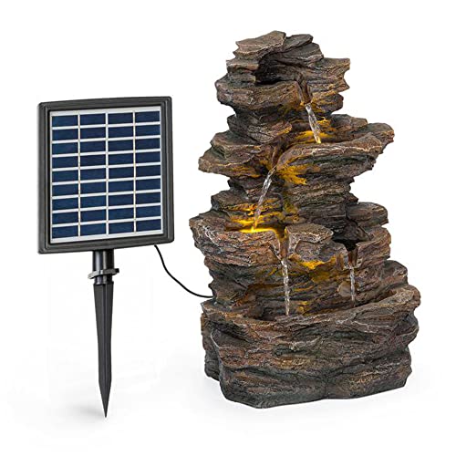 Blumfeldt Messina Kaskadenbrunnen Solarbrunnen Gartenbrunnen Zierbrunnen,Solarbetrieb,4 Kaskadenstufen,Indoor & Outdoor,Solarpanel: 9 V / 2,8 W / 17,5 x 14 cm,frostbeständig Blumfeldt Messina Kaskadenbrunnen Solarbrunnen Gartenbrunnen Zierbrunnen,Solarbetrieb,4 Kaskadenstufen,Indoor & Outdoor,Solarpanel: 9 V / 2,8 W / 17,5 x 14 cm,frostbeständig von blumfeldt