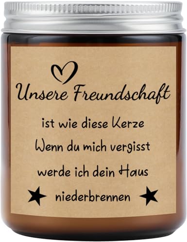 Blumuze Geschenke für Freundin, Duftkerzen Geschenke für Beste Freundin, Freund Geburtstagsgeschenke, Freundschaftsgeschenke für Frauen zum Jahrestag Weihnachten, Kerzen Geschenke für Frauen, Bestie von Blumuze