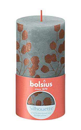 Bolsius Rustikale Kerze 130/68 Eukalyptus von bolsius
