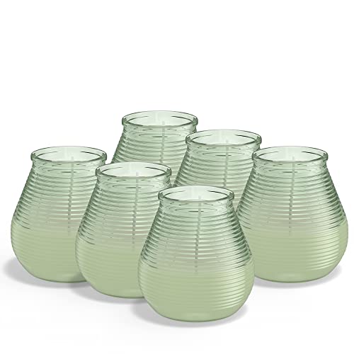 BOLSIUS – Outdoorkerzen - Citronella - Im Glass - Grün - 6 Stück 8717847154927 Outdoor Glass von bolsius