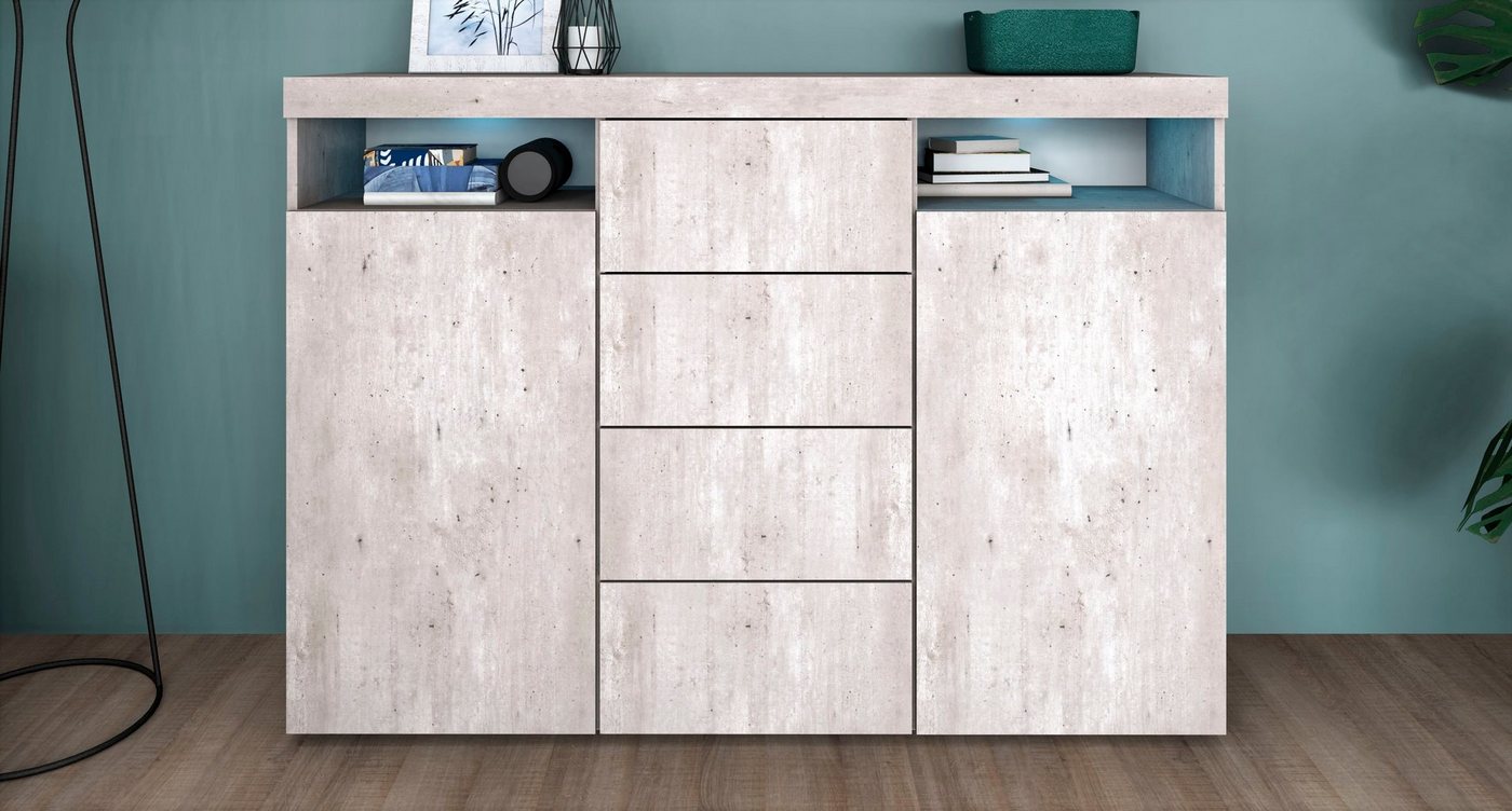 borchardt Möbel Highboard Kapstadt, Breite 139 cm von borchardt Möbel