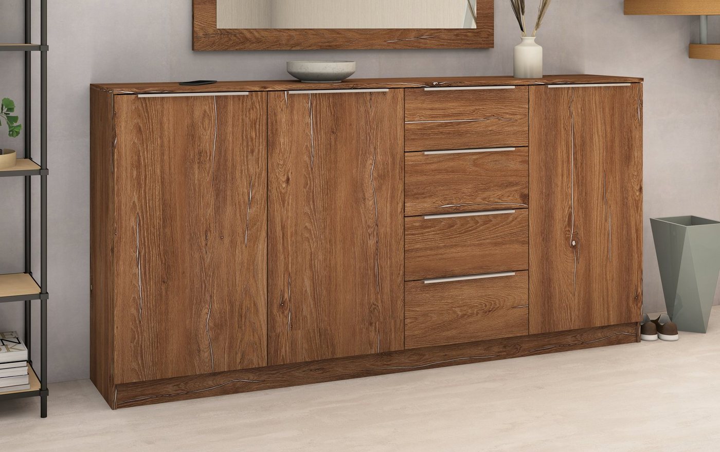 borchardt Möbel Highboard Oliva, Breite ca. 200 cm von borchardt Möbel