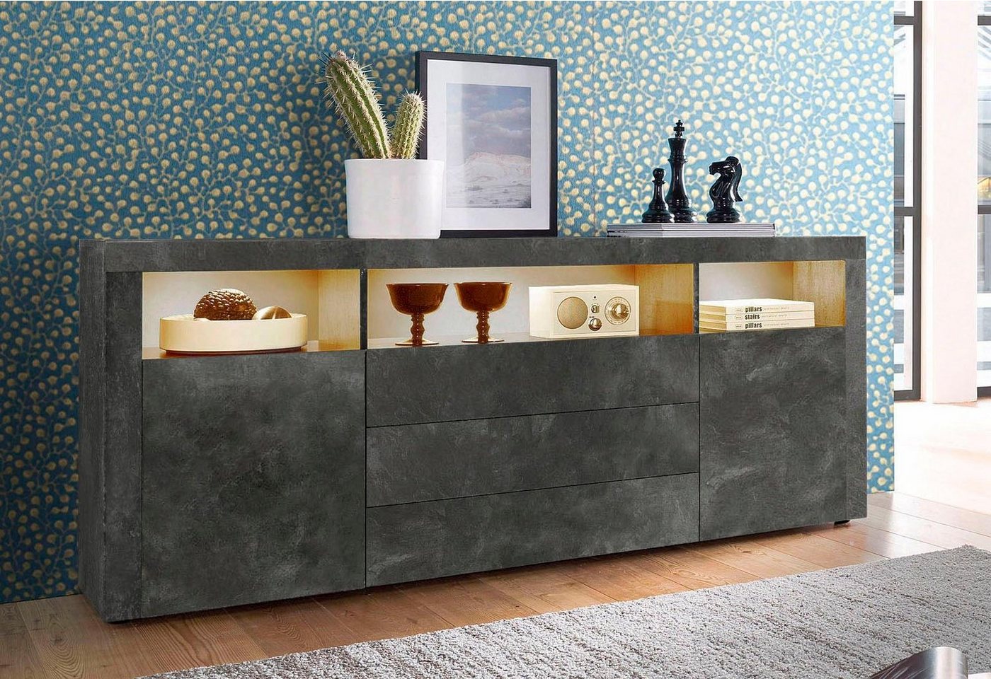 borchardt Möbel Sideboard Santa Fe, Breite 166 cm von borchardt Möbel