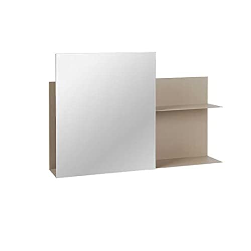 Broste Copenhagen Wandregal Mit Spiegel aus der Svante Kollektion, Material: Eisen, Glas, in der Farbe: Beige, Maße: 25 x 51 x 9,5 cm, 31002008 Broste Copenhagen Wandregal Mit Spiegel aus der Svante Kollektion, Material: Eisen, Glas, in der Farbe: Beige, Maße: 25 x 51 x 9,5 cm, 31002008 von broste Copenhagen