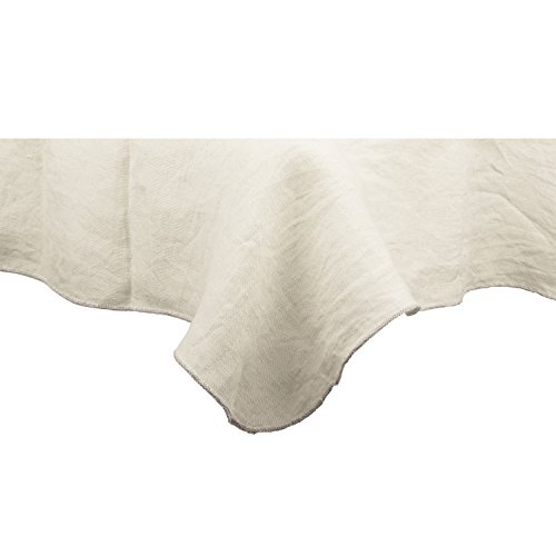 broste Copenhagen - Tischdecke - Gracie - Leinen - Farbe: Creme weiß - 300 x 160 cm von broste Copenhagen