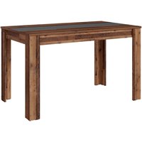 Tisch NORI Eiche Old Wood Nachbildung B/H/T: ca. 140x75x80 cm von byLIVING