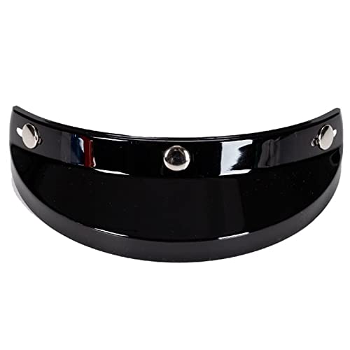 caigou Universal Motorrad 3 Snap-Button Visier Flip Up Down Open Face Helm Windschutz von caigou