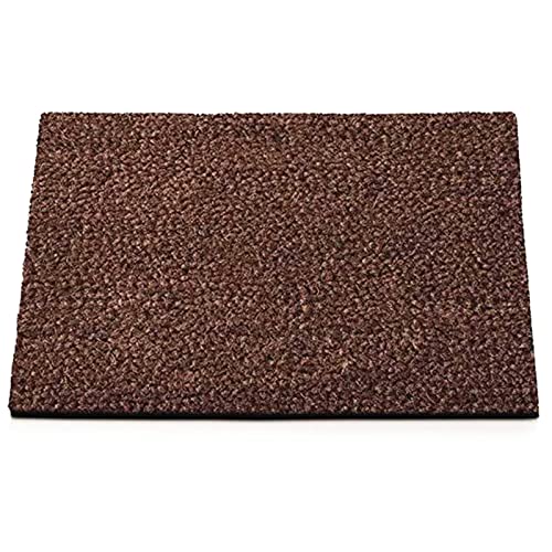 casa pura Kokos Fußmatte - rutsch & wetterfeste bei Schnee & Regen Kokosmatte aus Kokos Naturfasern Meterware, auch für großflächige Eingänge I 17mm, 50x80cm, braun von casa pura