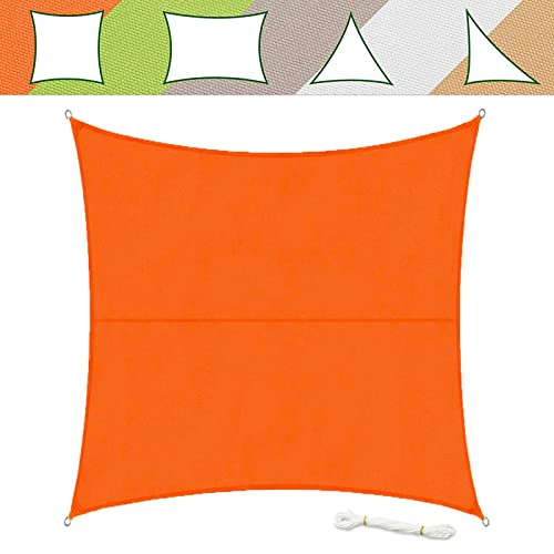 casa pura Sonnensegel 3 x 3 m, Orange - inkl. Befestigungsmaterial - Quadrat - Reißfestes Polyester-Gewebe - Wasserabweisend imprägniert - Sonnenschutz casa pura Sonnensegel 3 x 3 m, Orange - inkl. Befestigungsmaterial - Quadrat - Reißfestes Polyester-Gewebe - Wasserabweisend imprägniert - Sonnenschutz von casa pura