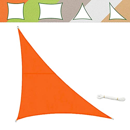 casa pura Sonnensegel 5 x 5 x 7 m, Orange - inkl. Befestigungsmaterial - Dreieck - Reißfestes Polyester-Gewebe - Wasserabweisend imprägniert - Sonnenschutz casa pura Sonnensegel 5 x 5 x 7 m, Orange - inkl. Befestigungsmaterial - Dreieck - Reißfestes Polyester-Gewebe - Wasserabweisend imprägniert - Sonnenschutz von casa pura