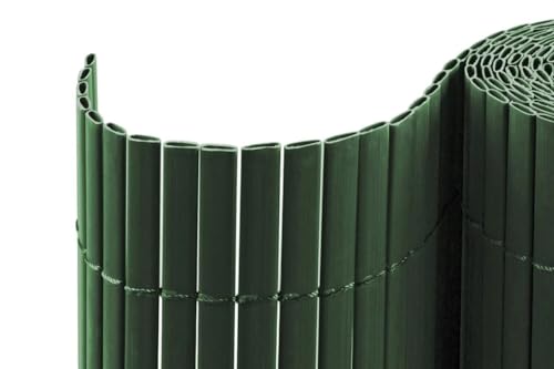 casmartis PVC Sichtschutzmatte - grün - 100 x 600 cm (2-teilig) - Zaunsichtschutz, Sichtschutzzaun, Balkonverkleidung, Zaunblende von casmartis