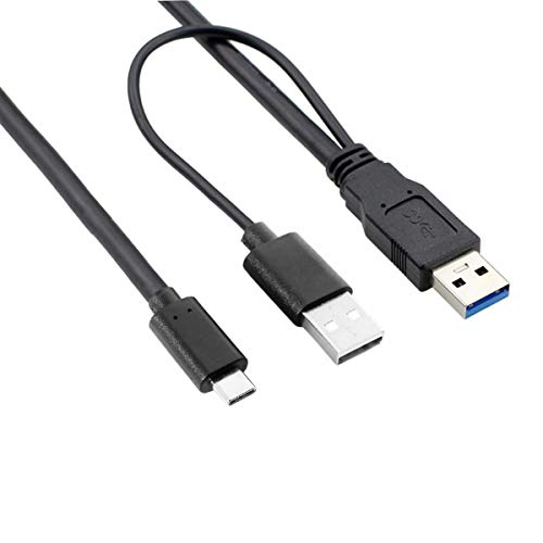 Chenyang USB C auf USB 3.0 Datenkabel mit USB 2.0 Stromversorgung für Laptop Festplatte von chenyang