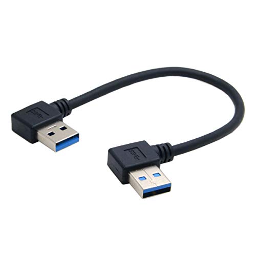 chenyang USB 3.0 Kabel USB 3.0 90 Grad abgewinkeltes Datenverlängerungskabel für Festplatte Laptop 0.2M von chenyang