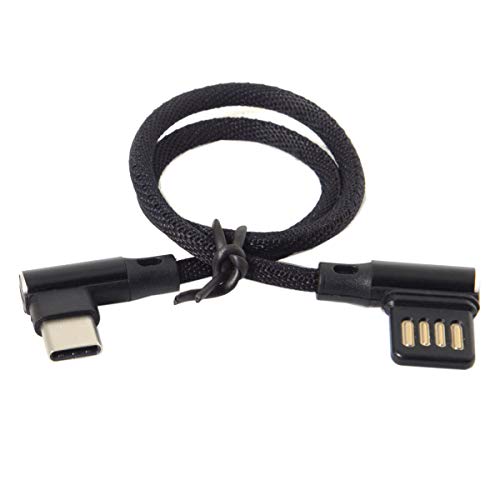 chenyang USB 2.0 auf USB C 90 Grad abgewinkelte Daten Verlängerungskabel 15CM von chenyang