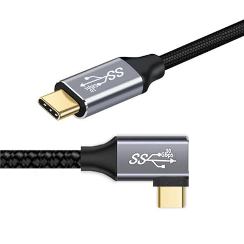 chenyang USB C Kabel USB 3.1 Typ C 10Gbps 100W Daten 90 Grad Rechtwinkliges Kabel mit E-Marker für Laptop Phone 3.0M von chenyang