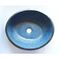 Fischwaage & Holzkohle Oval Waschbecken, Tischplatte Badezimmer Handgemachte Keramik Spüle, Auf Bestellung von coceramicsstudio