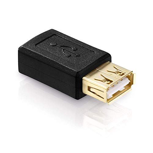 conecto CC20128 USB 2.0-Adapter Micro-USB-Buchse auf USB-Buchse Typ A Schwarz von conecto