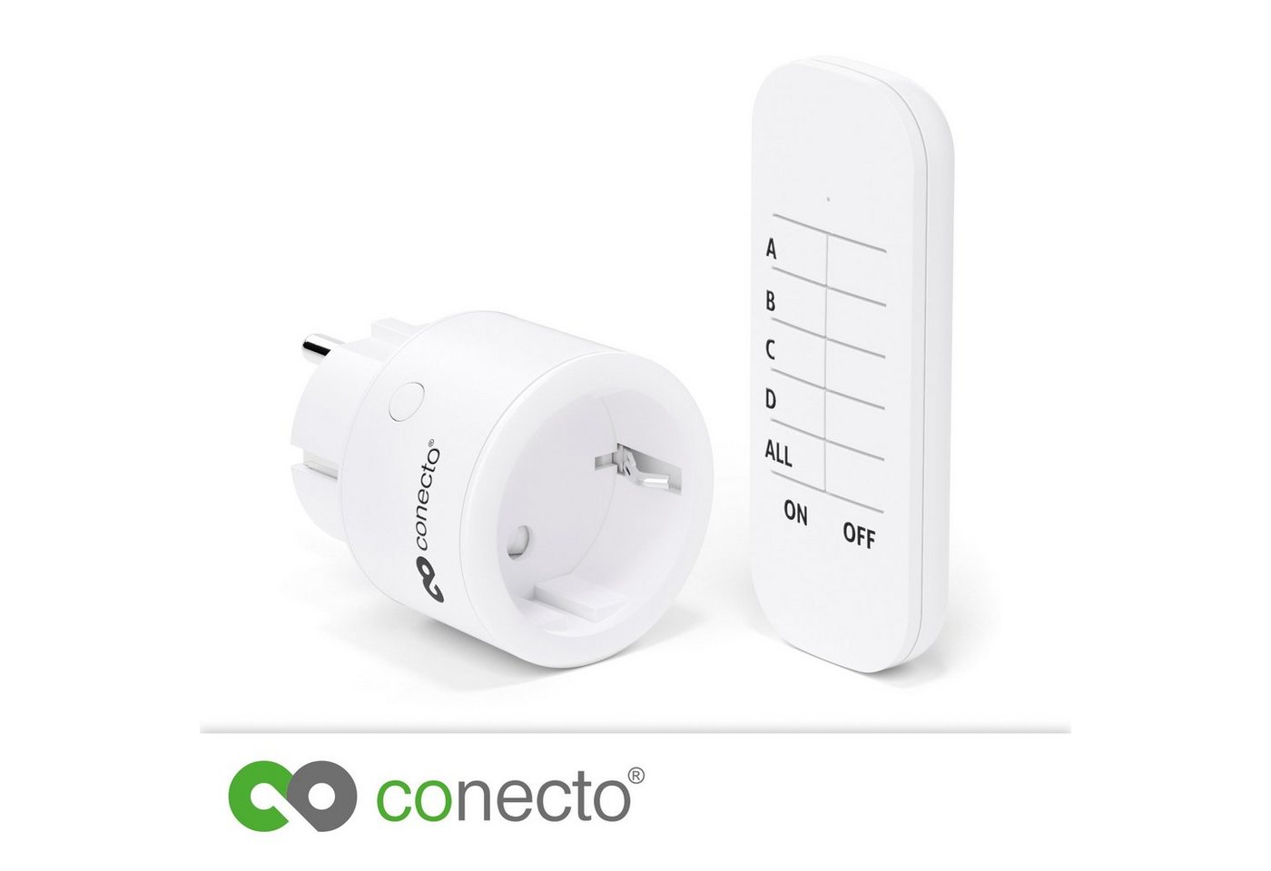 conecto Funksteckdose conecto Funk-Steckdosen Set 2300 Watt von conecto