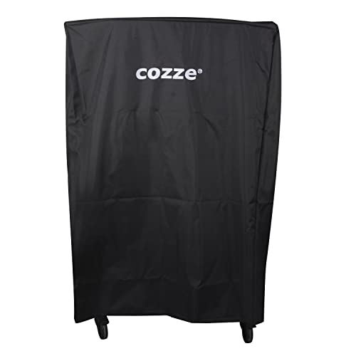 cozze® Schutzhülle für Pizzaofen, Grill und Outdoortisch – Wetterfest und UV-Schutz, Oxford-Gewebe, Schwarz von cozze