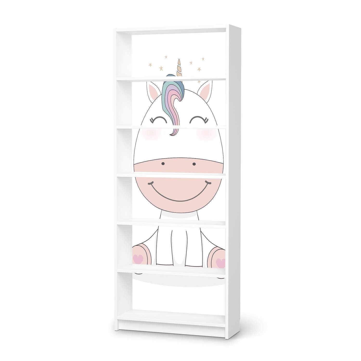 Klebefolie IKEA Billy Regal 6 F?cher - Design: Baby Unicorn von creatisto