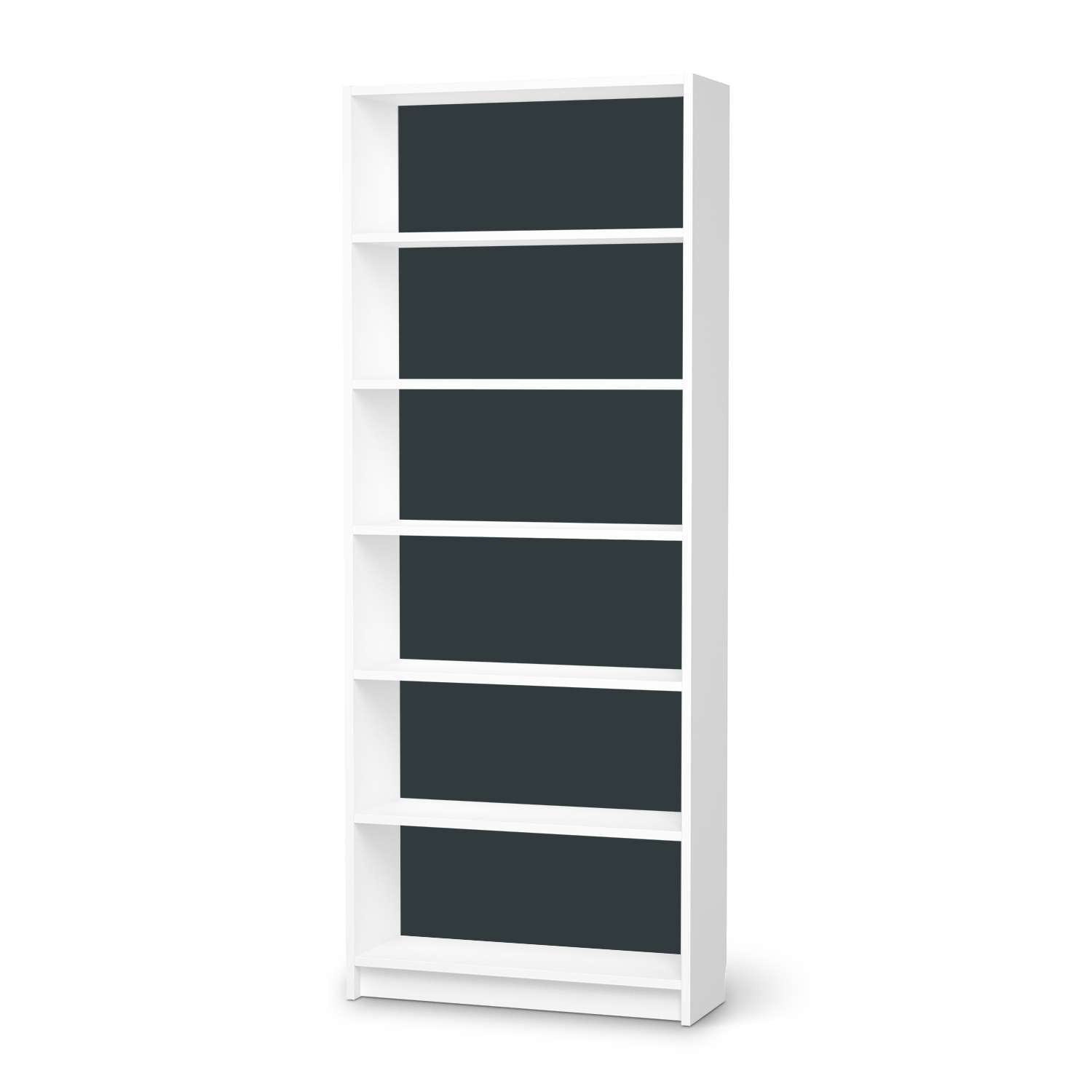Klebefolie IKEA Billy Regal 6 F?cher - Design: Blaugrau Dark von creatisto