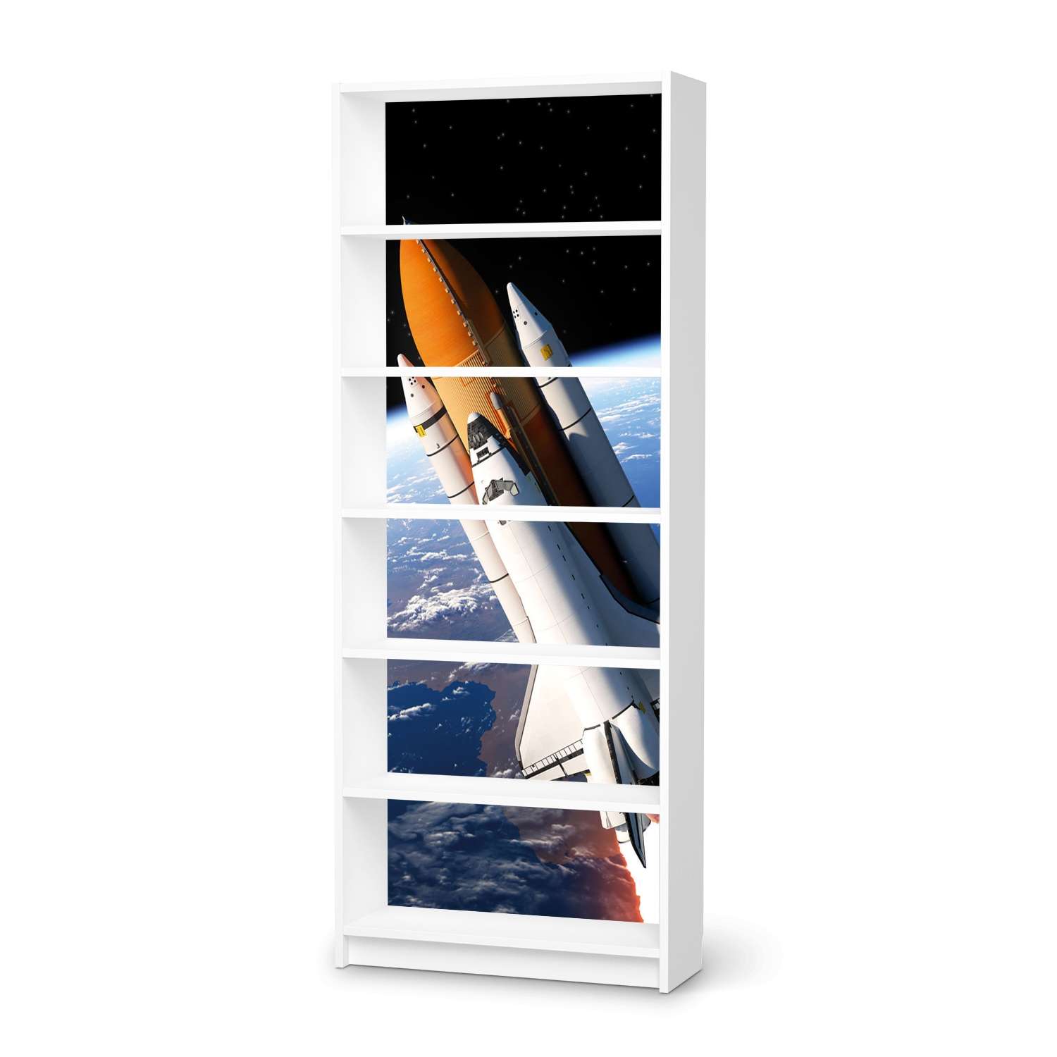 Klebefolie IKEA Billy Regal 6 F?cher - Design: Space Traveller von creatisto