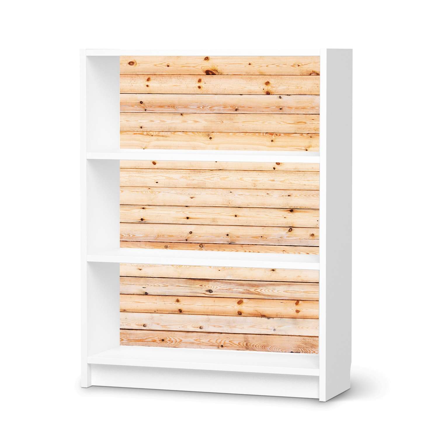 M?belfolie IKEA Billy Regal 3 F?cher - Design: Bright Planks von creatisto