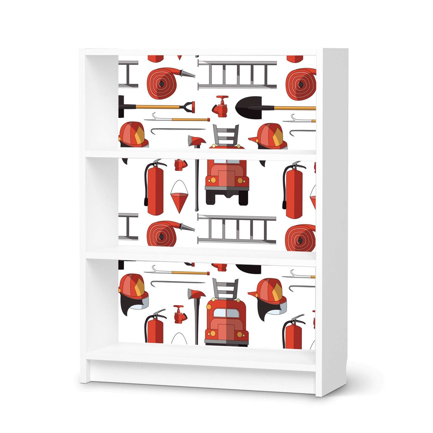 M?belfolie IKEA Billy Regal 3 F?cher - Design: Firefighter von creatisto